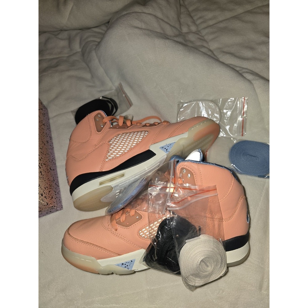 Size 9- Jordan 5 Retro x DJ Khaled We The Best - Crimson Bliss 2022 New With Box - Picture 8 of 16